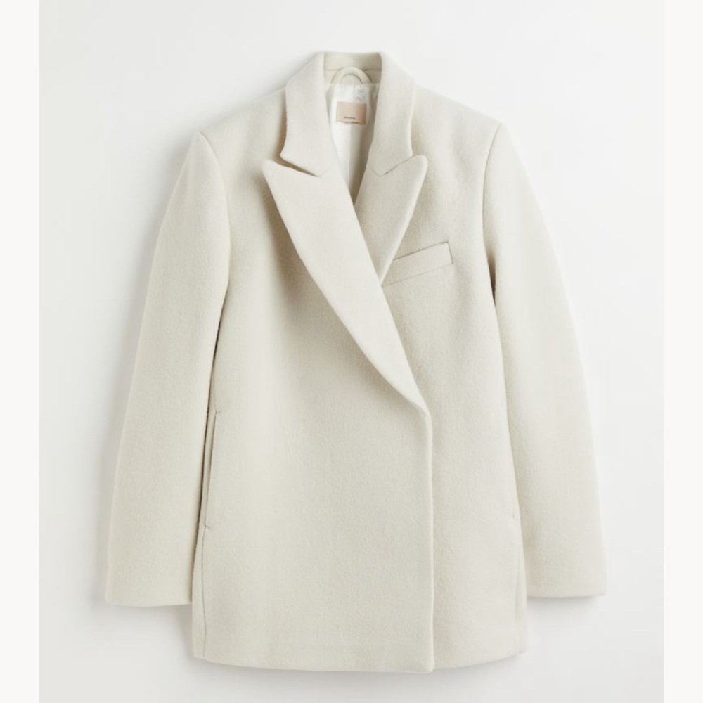 H&M wool blend jacket size M